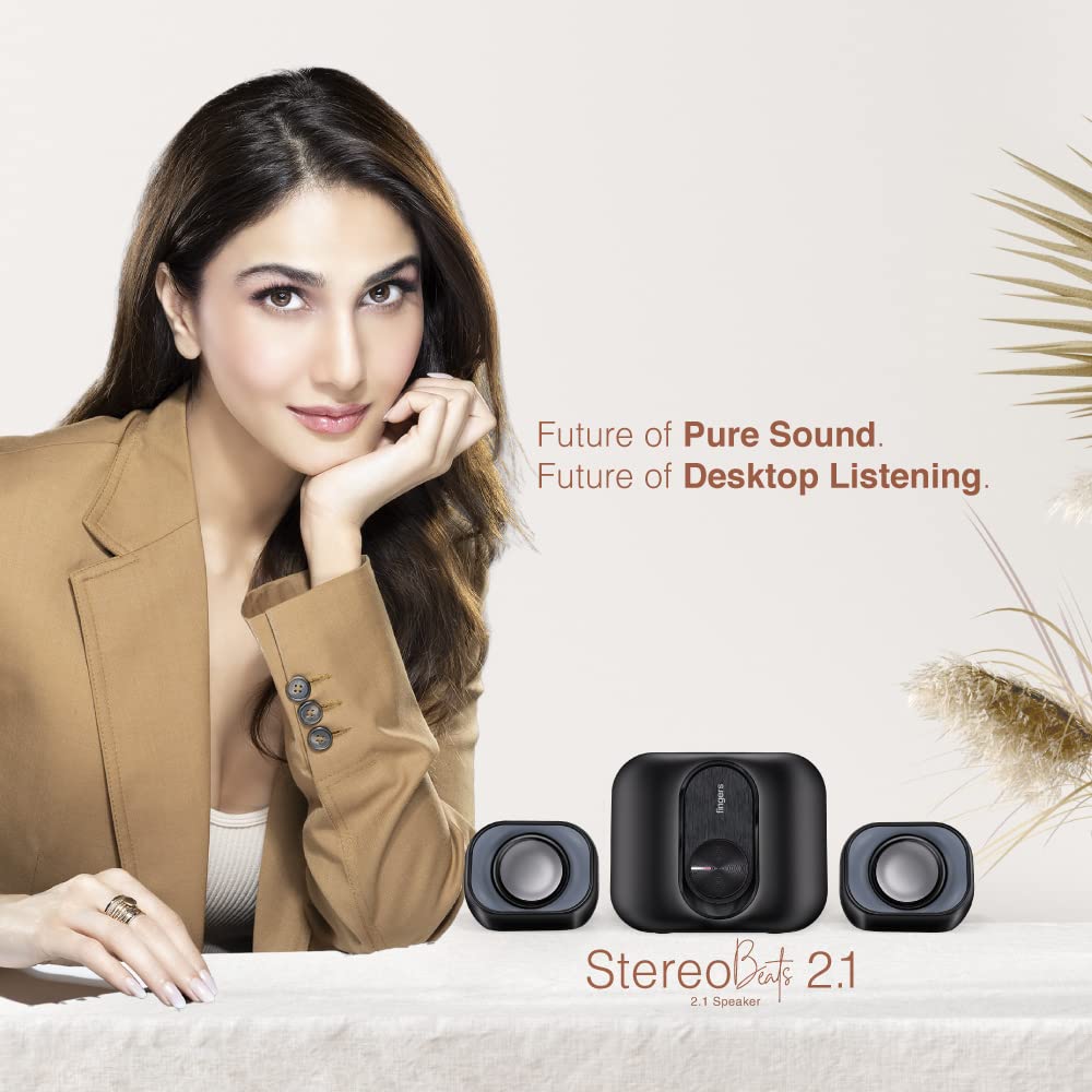 FINGERS StereoBeats 2.1 Channel Multimedia Wired Speaker (USB Powered with 3.5 mm Stereo Input | Pow